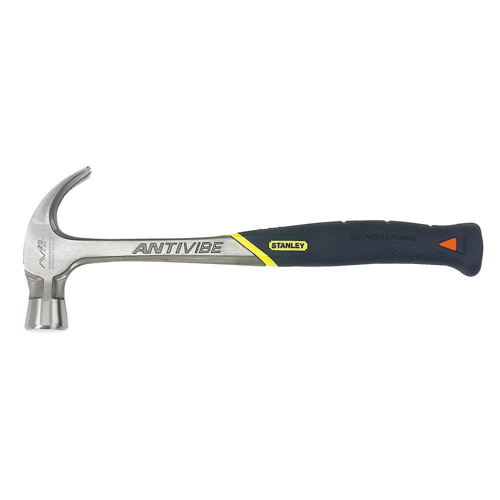Stanley FatMax 20 oz. AntiVibe Curve Claw Nail Hammer51943 The Home