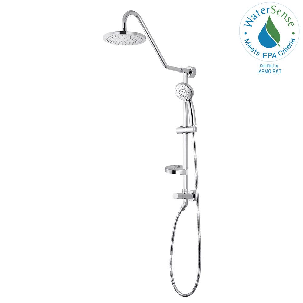 Pulse Showerspas Kauai 2 Spray 0 Shower System In Chrome 1077 Ch Kauai 2 Spray 0 Shower System In Chrome