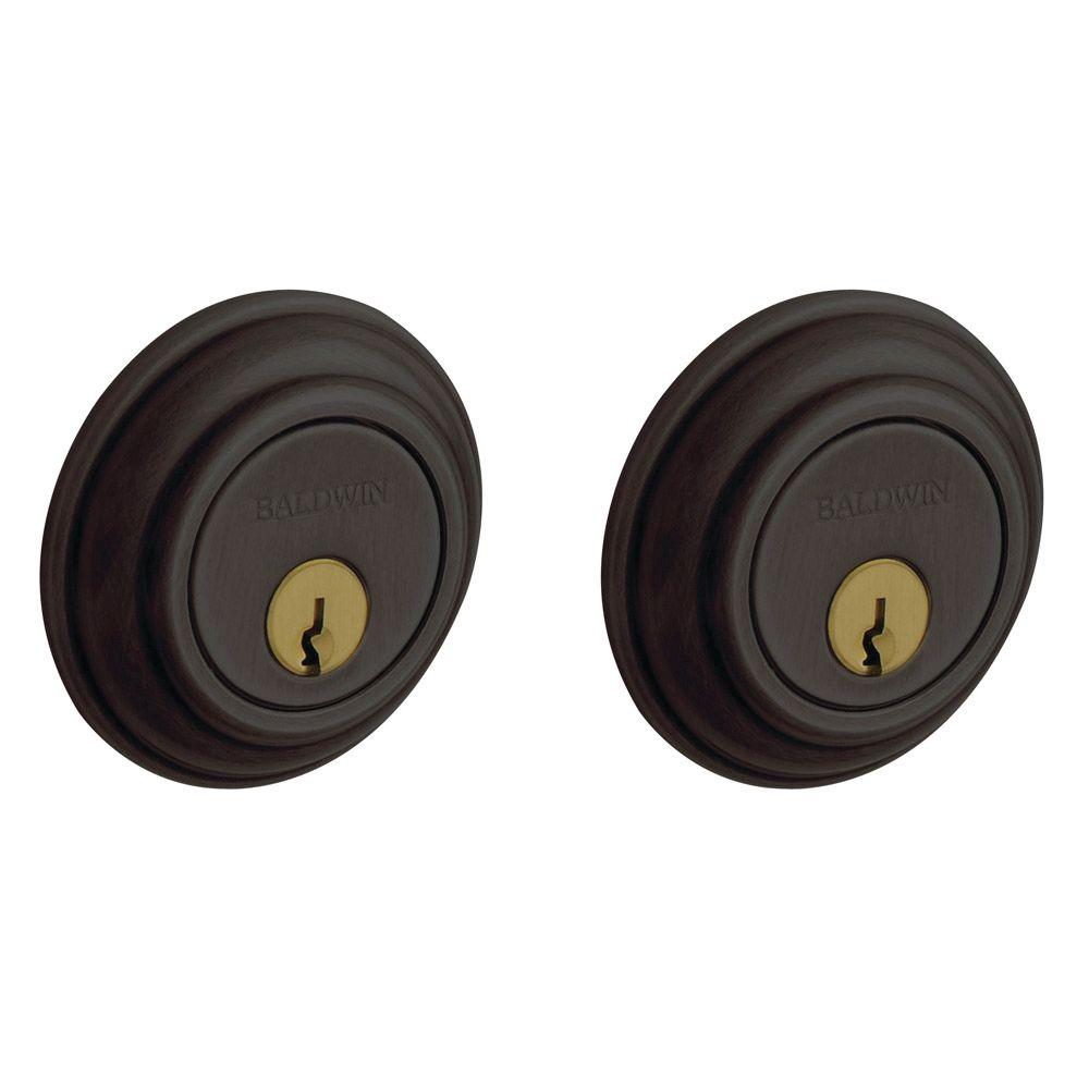 Baldwin Traditional Oil Rubbed Bronze Single Cylinder Deadbolt8231.102
