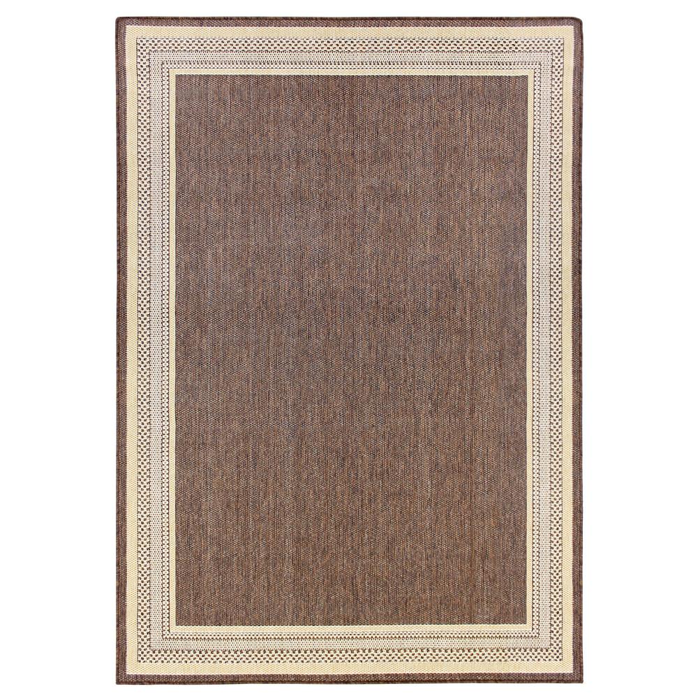 Hampton Bay Border Brown Flat Woven Weave 5 Ft X 7 Indoor Hampton Bay Border Brown Flat Woven Weave 5 Ft X 7 Indoor