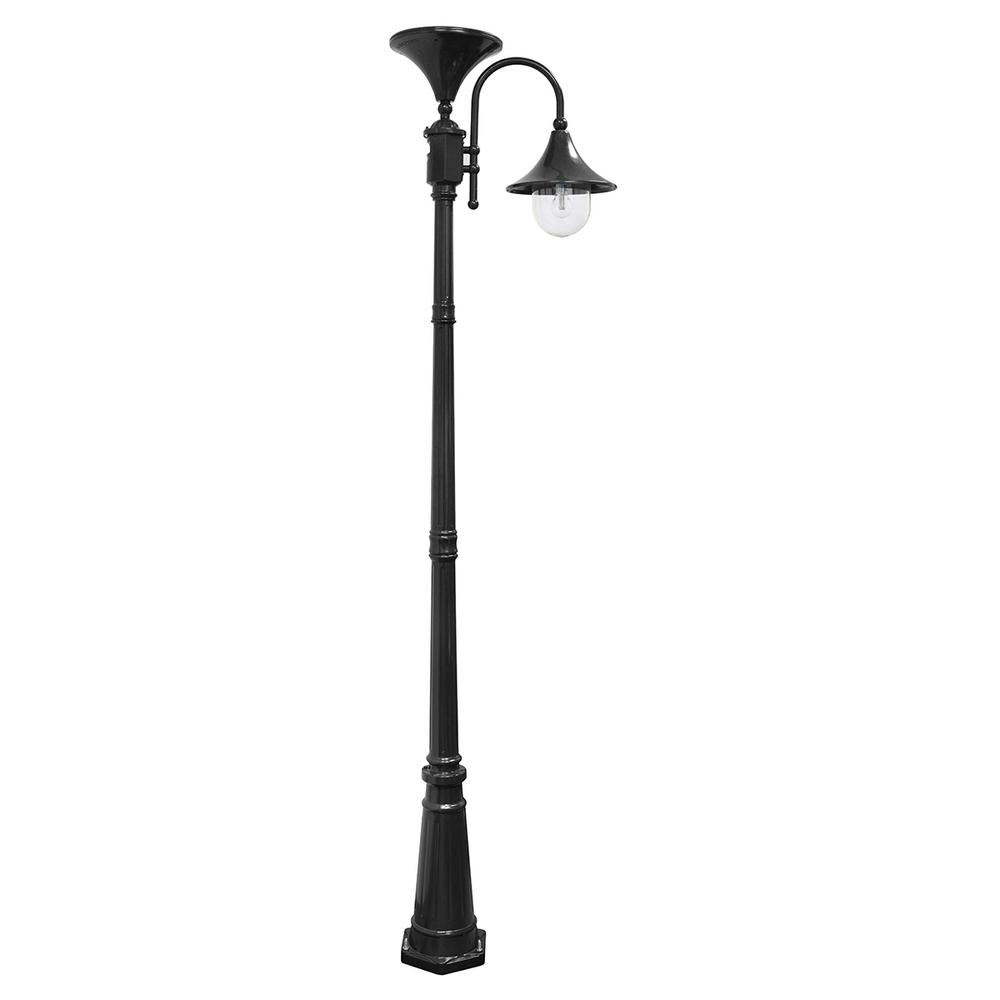 Gama Sonic Everest Single Black Outdoor Integrated Led ...