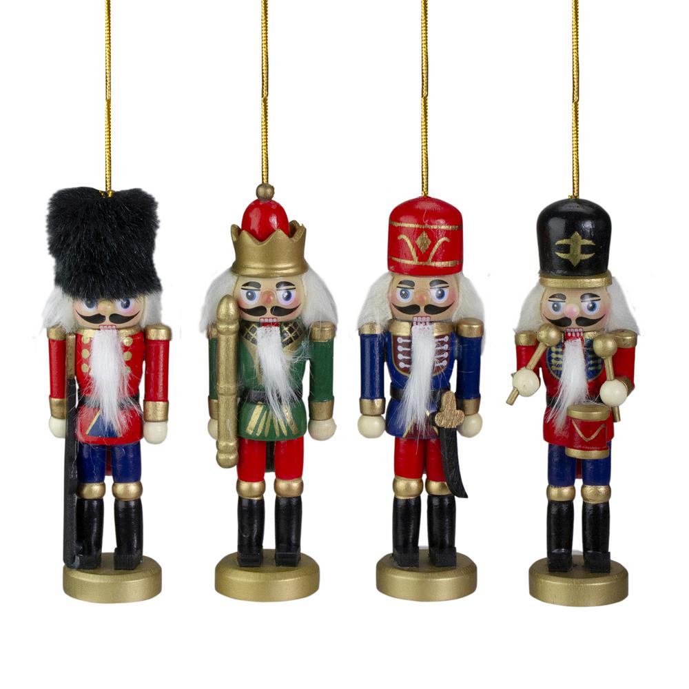 5.25 in. Assorted Classic Nutcracker Ornaments (Set of 4)