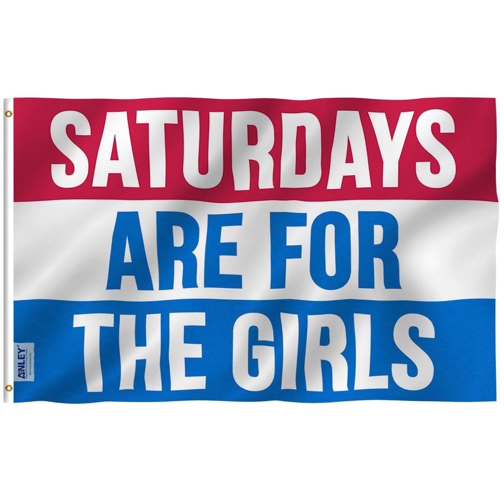 Anley Fly Breeze 3 Ft X 5 Ft Polyester Saturdays Are For The