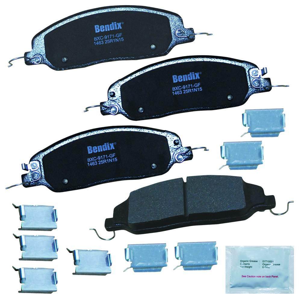 Bendix Bendix Premium Copper Free Ceramic BPR Disc Brake Pad - Front ...