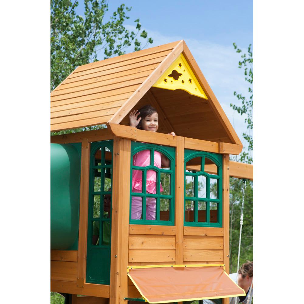 kidkraft cloverdale wooden playset