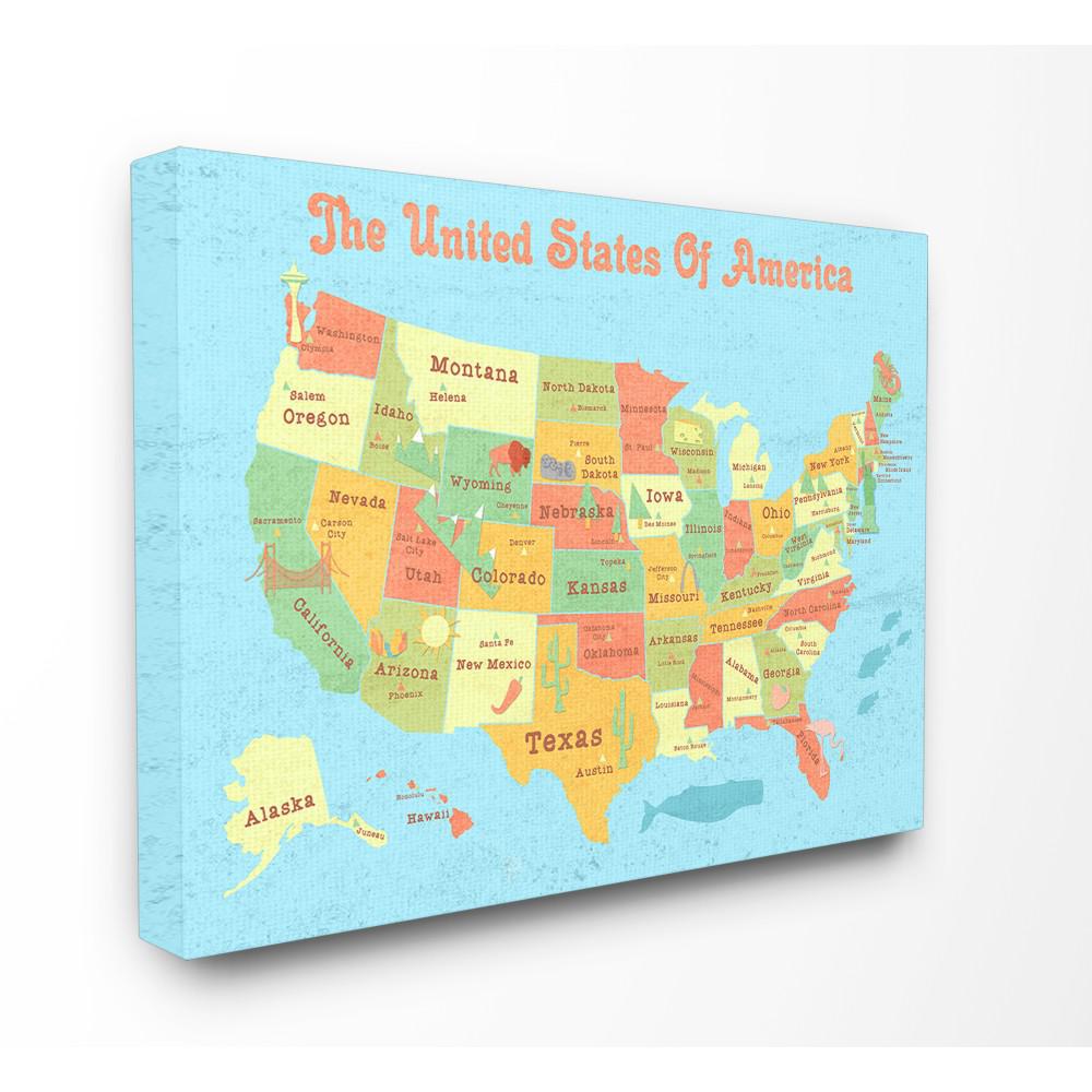 Stupell Industries 16 In X 20 In United States Of America Usa