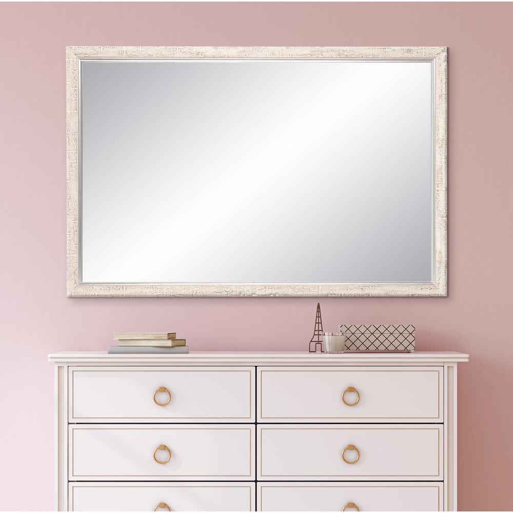 Brandtworks Silver And Cream Aspen Wall Mirror Bm072l3 The Home