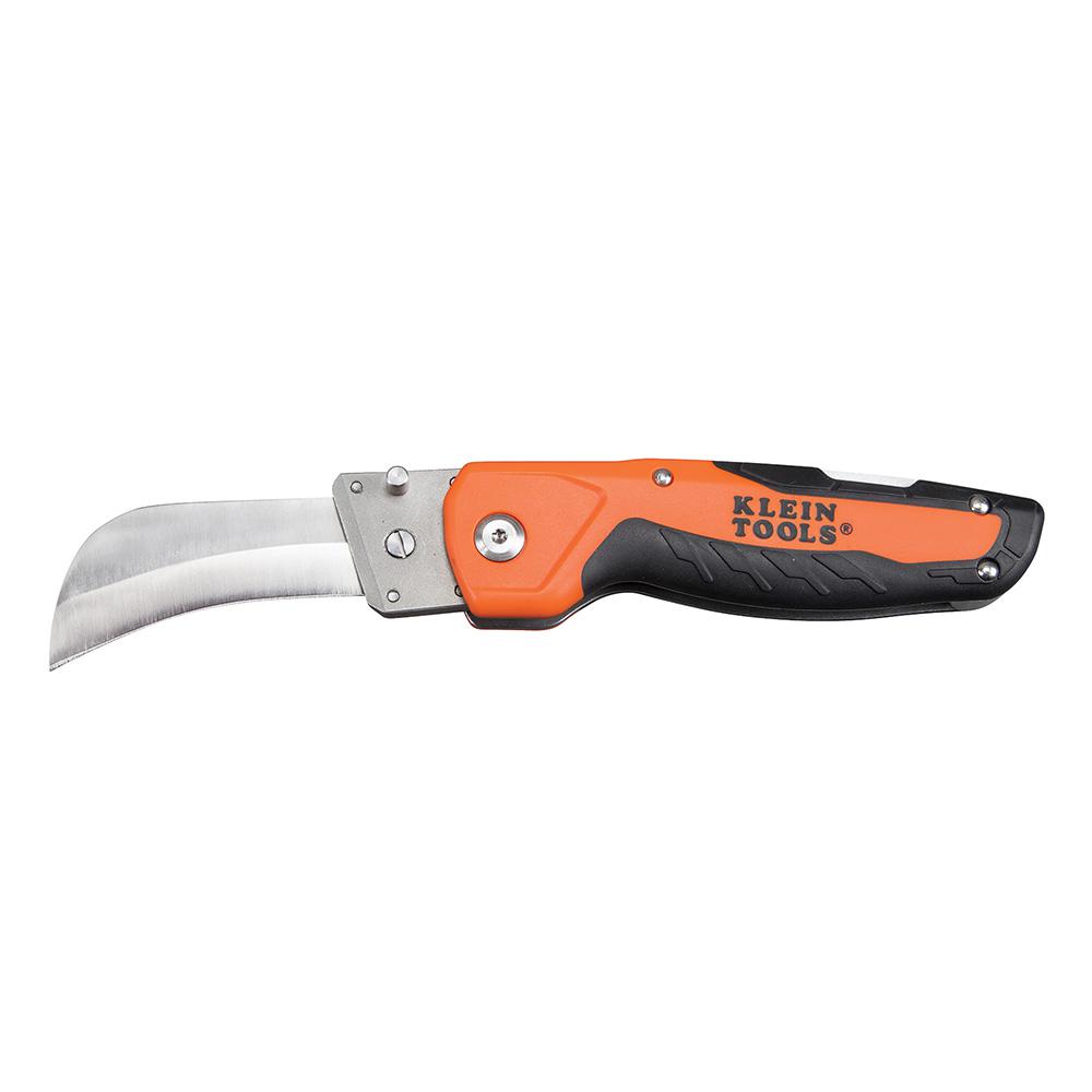 Klein Tools 2 5 In Cable Skinning Utility Knife With Replaceable Blade 44218 The Home Depot