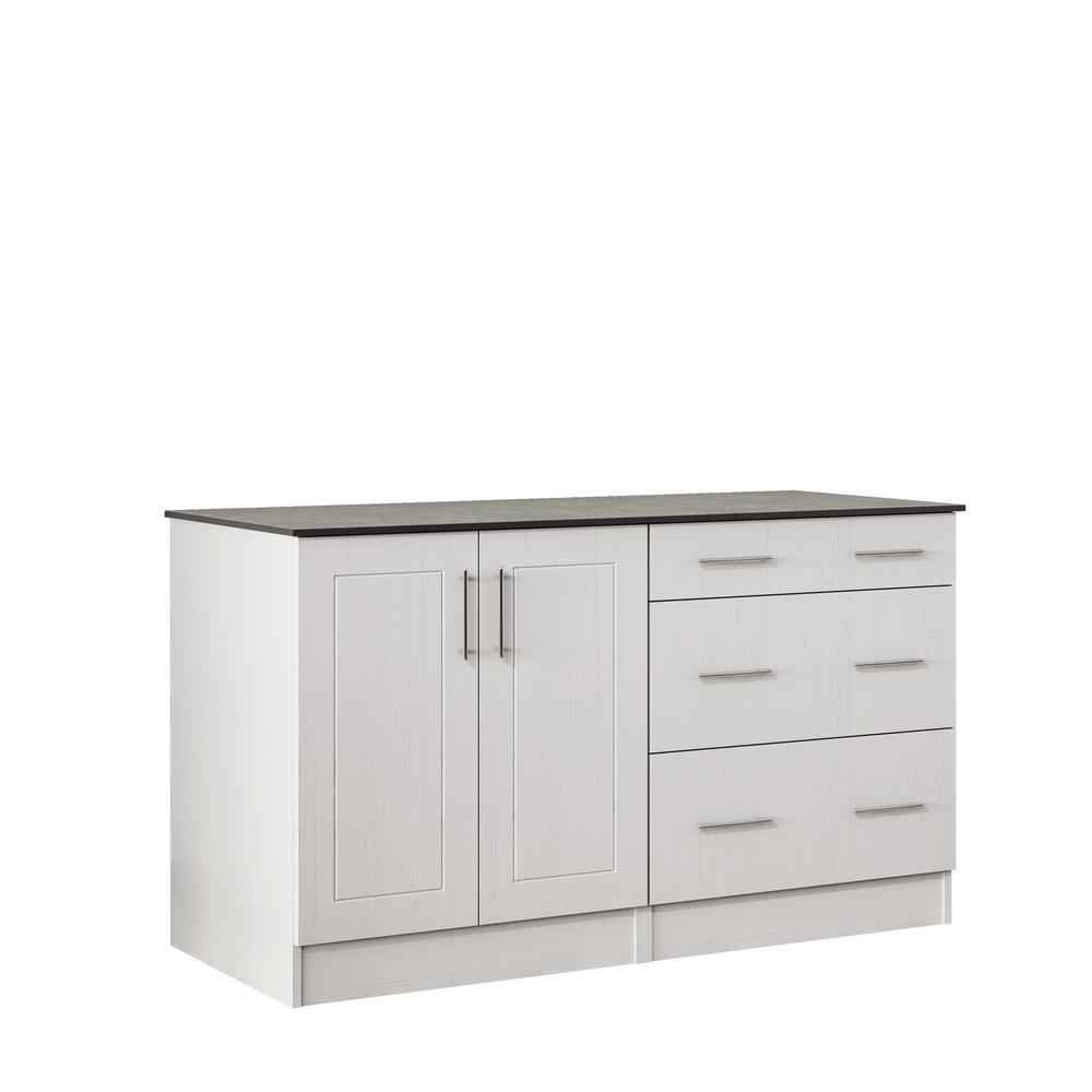 Weatherstrong Palm Beach 59 5 In Outdoor Cabinets With Countertop