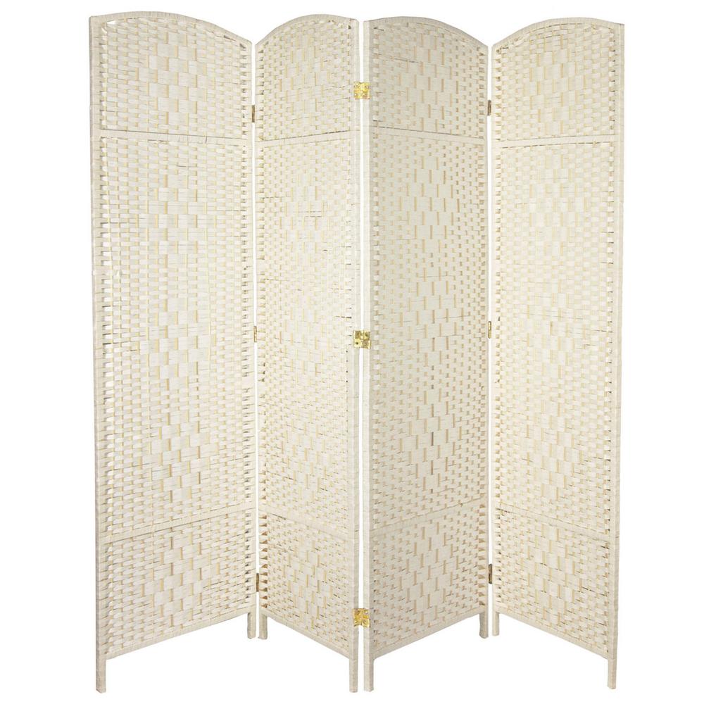 Oriental Furniture 6 Ft White 4 Panel Room Divider Fbopdmnd4pwht The Home Depot - Temporary Walls Home Depot Oriental Furniture 6 Ft White 4 Panel Room Divider Fbopdmnd4pwht The Home Depot - Temporary Walls Home Depot
