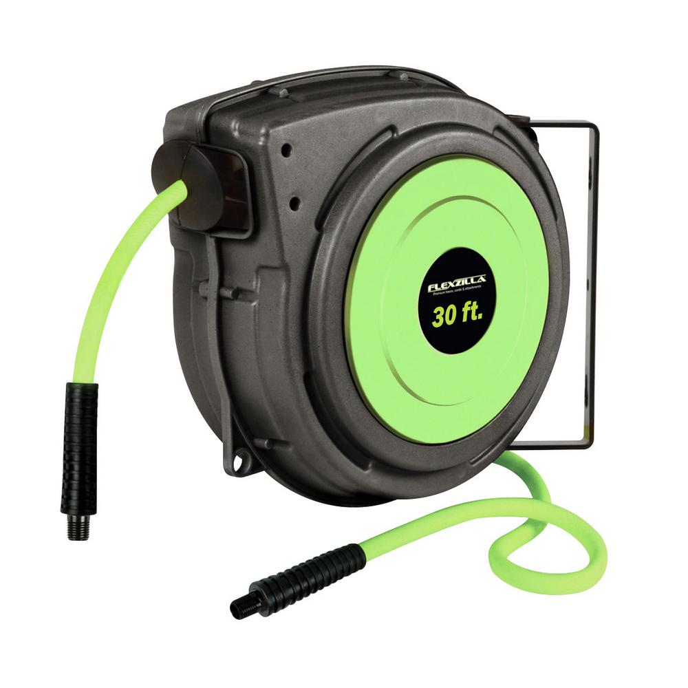 SPEEDWAY 50 ft. Retractable Air Hose Reel-7640 - The Home Depot