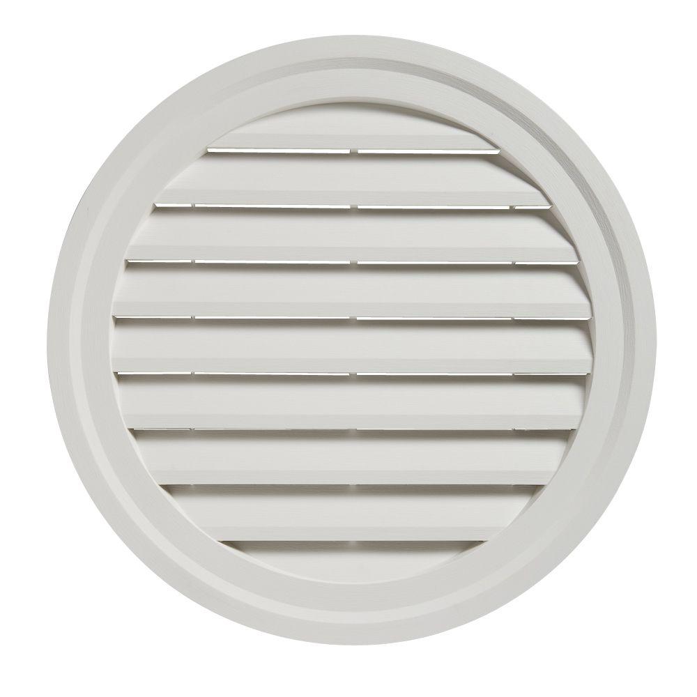 Ply Gem 22 in. White Round Gable VentRDGVH04H The Home Depot