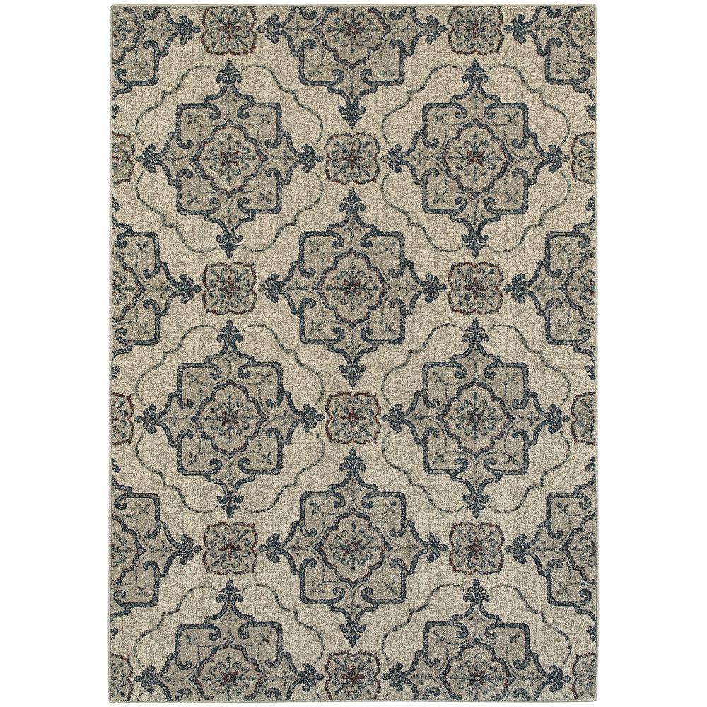 Machine Made 4 X 6 Beige Area Rugs The Home Depot Monclay Beige Teal 4 Ft X 5 Area Rug