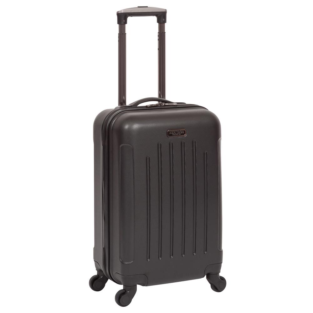 black 4 wheel suitcase