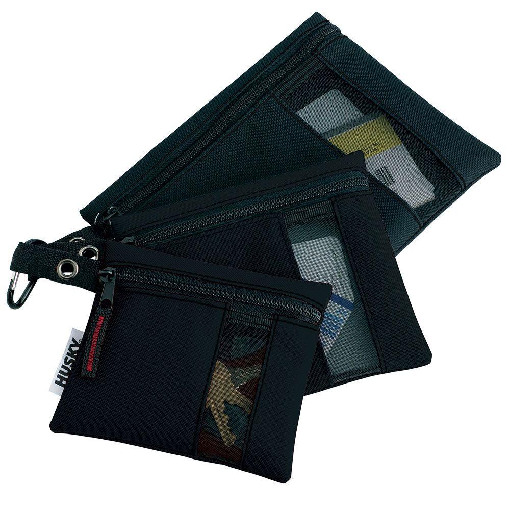 UPC 849838048248 product image for Husky 3-Compartments Small Part Organizer in Black | upcitemdb.com