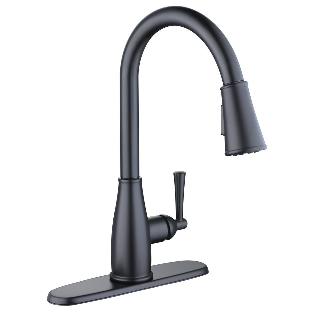Glacier Bay Fairhurst Single Handle Pull Down Sprayer Kitchen