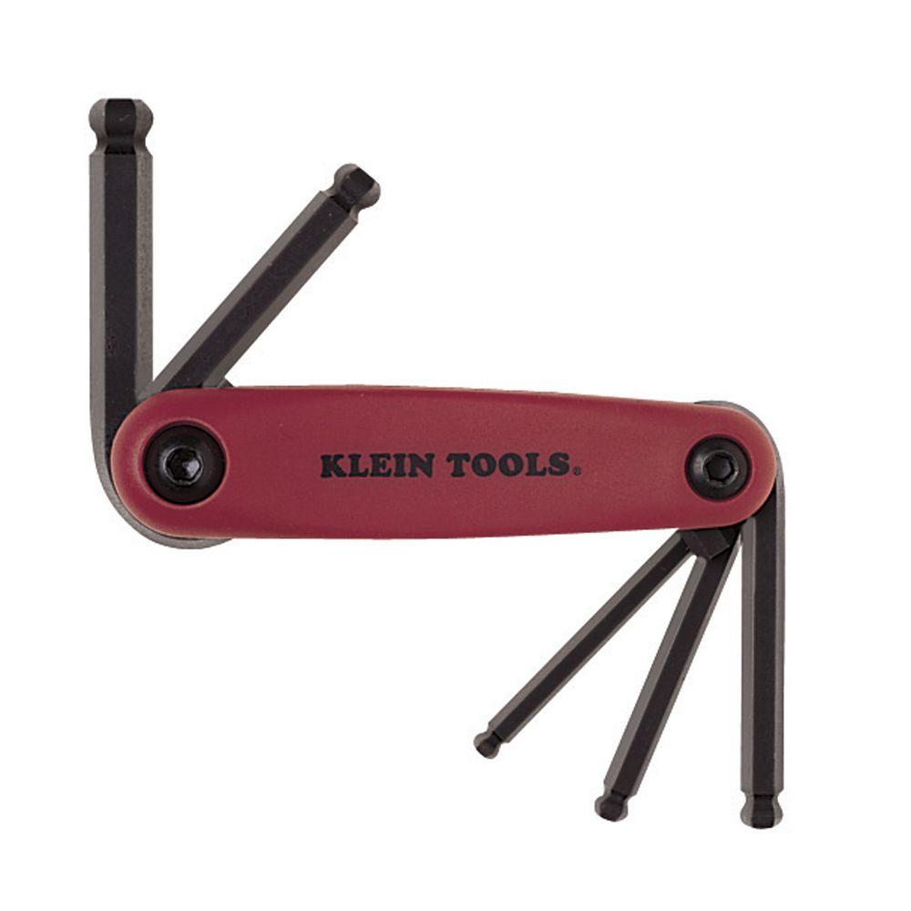 Klein Tools 5Metric Sizes GripIt Hex Key Set70572 The Home Depot
