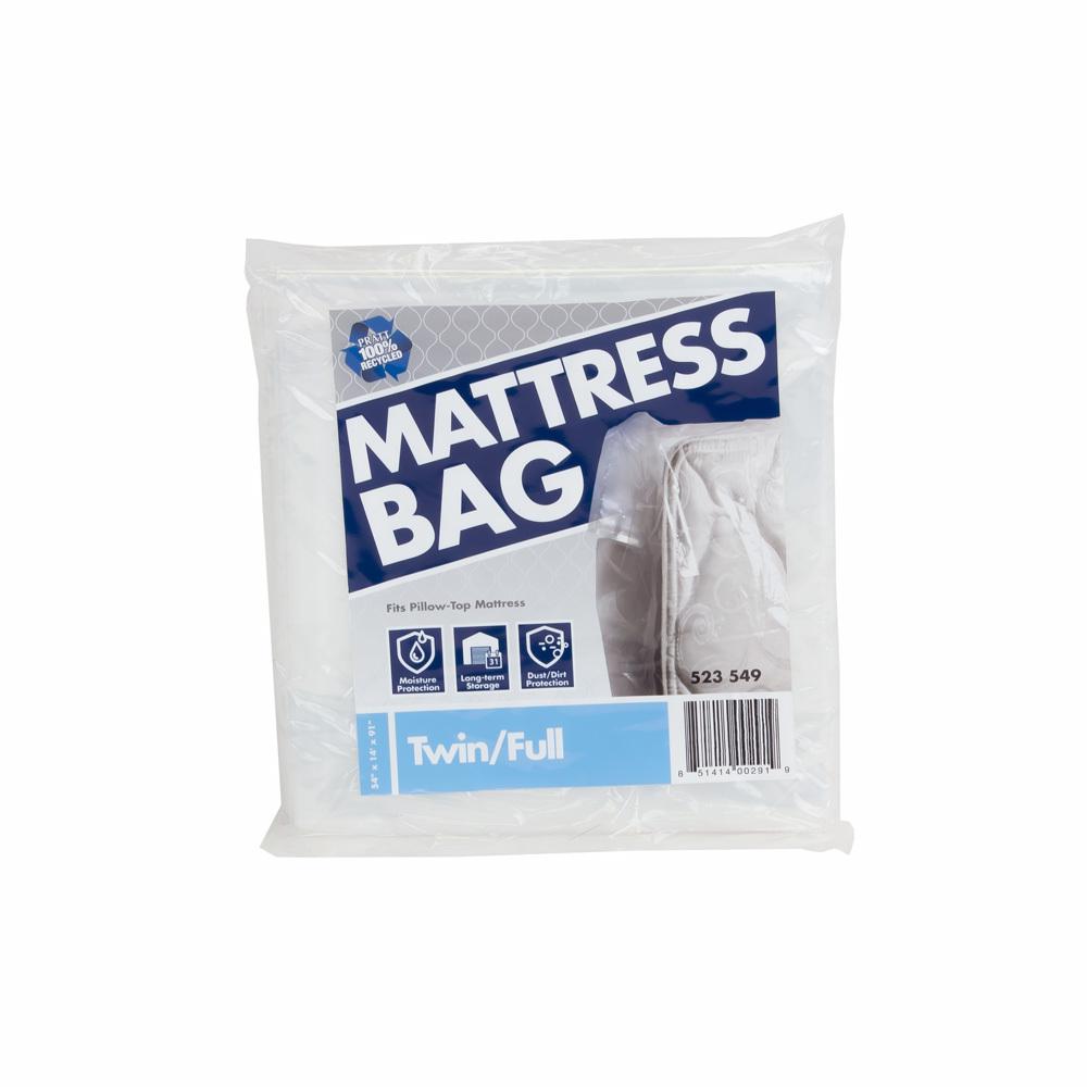 Pratt Retail Specialties 8 in. x 8 in. x 8 in. Twin and Full Mattress Bag