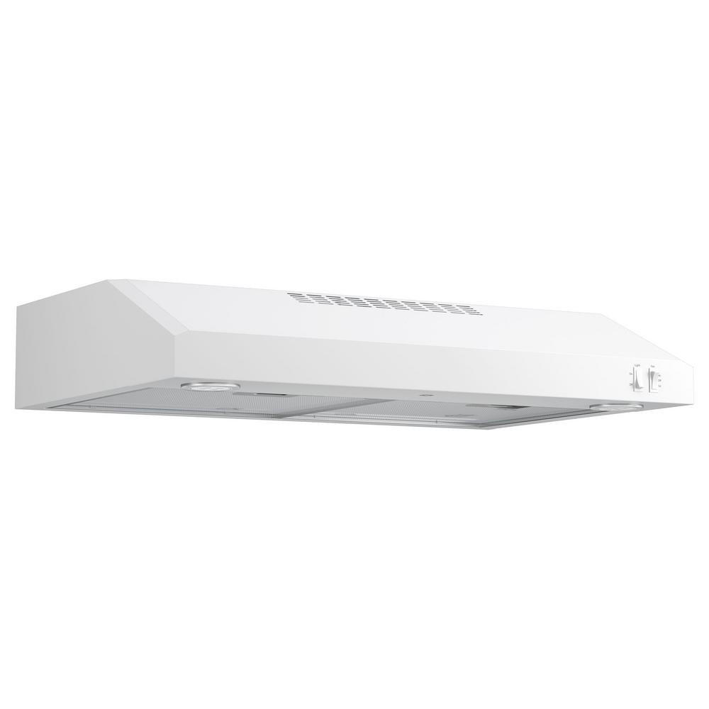 GE 30 in. NonVented Range Hood in WhiteJN327HWW The Home Depot