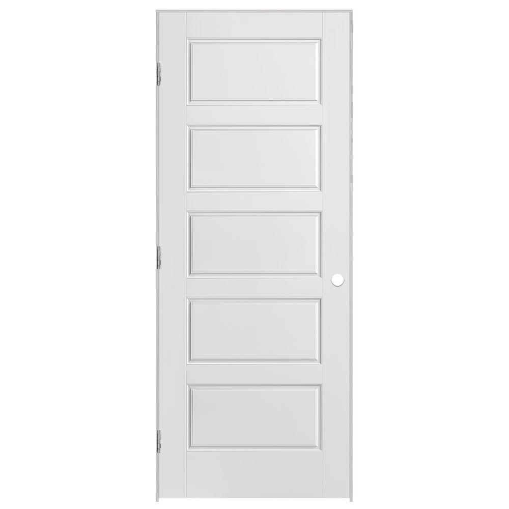 Masonite 32 in. x 80 in. Solidoor Riverside 5Panel SolidCore Smooth