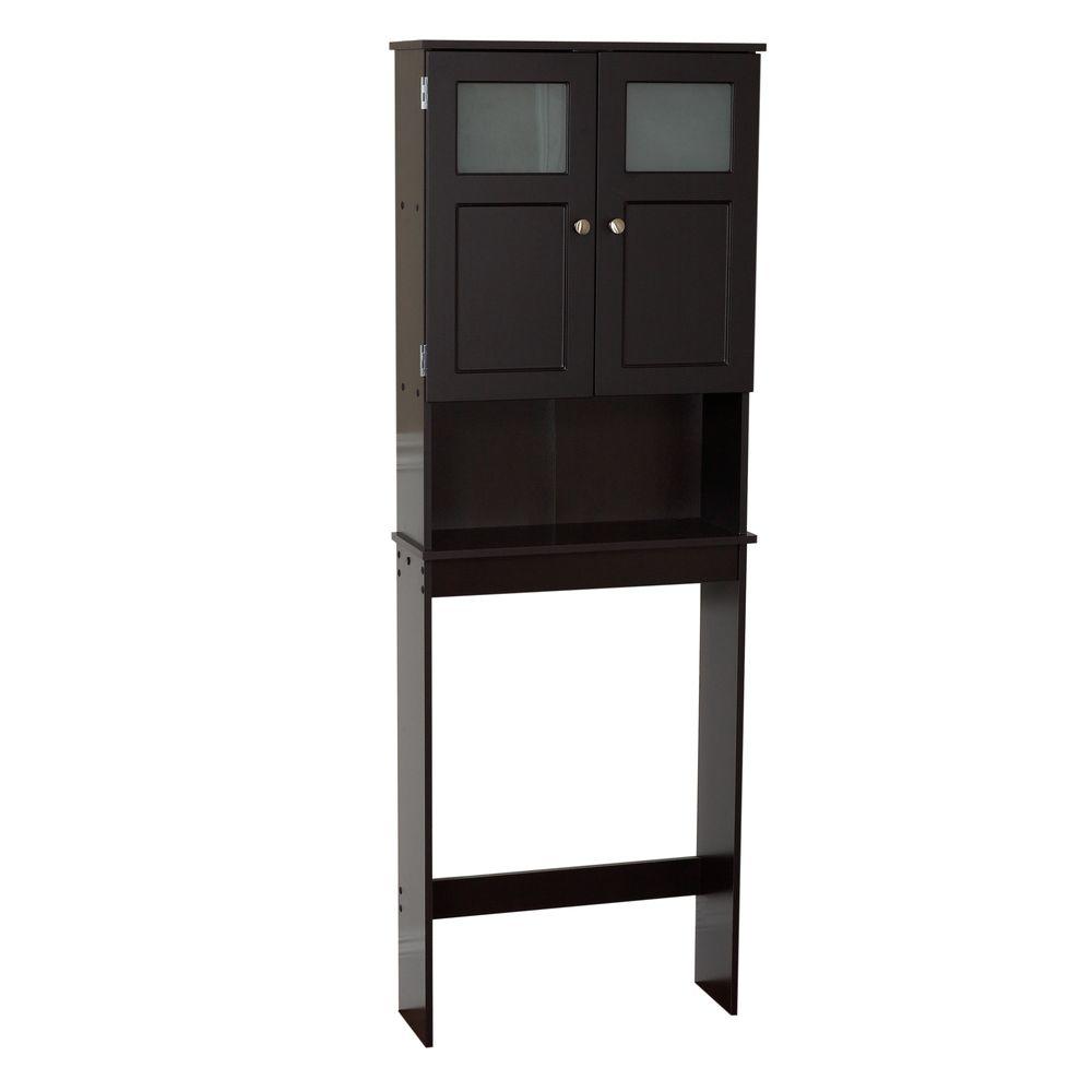 Zenna Home 23-1/4 inch W x 66-1/2 inch H x 8-1/4 inch D 2-Door Over-the-Toilet... by Zenna Home