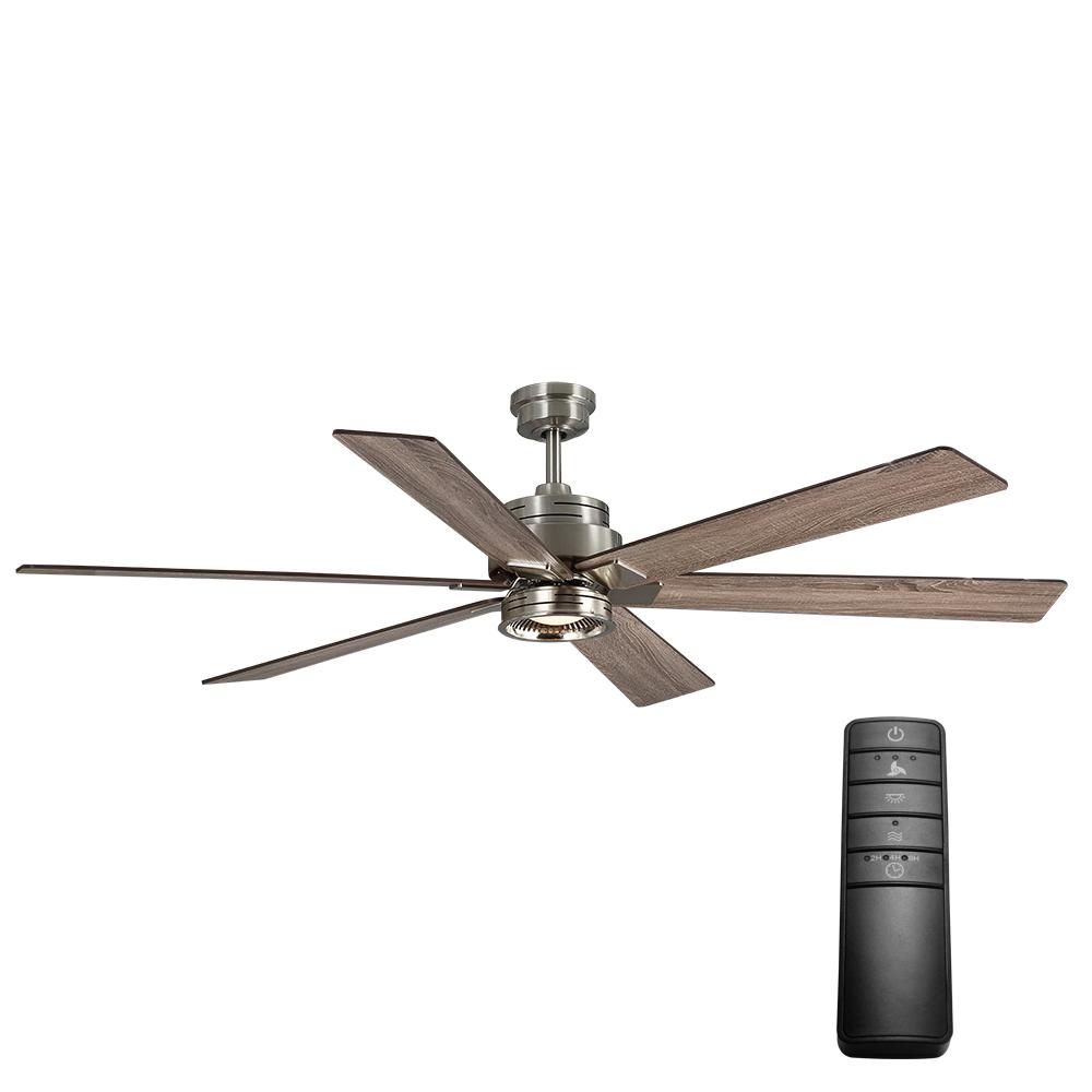 Home Decorators Collection Statewood 70 In Led Brushed Nickel Home Decorators Collection Statewood 70 In Led Brushed Nickel Ceiling Fan With Light Kit And