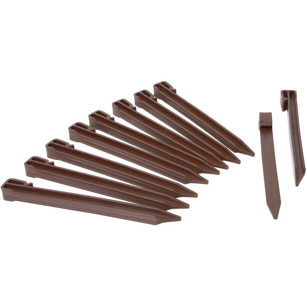 Master Mark Terrace Board Stakes In Brown 20 Pack 99302 The Home Depot