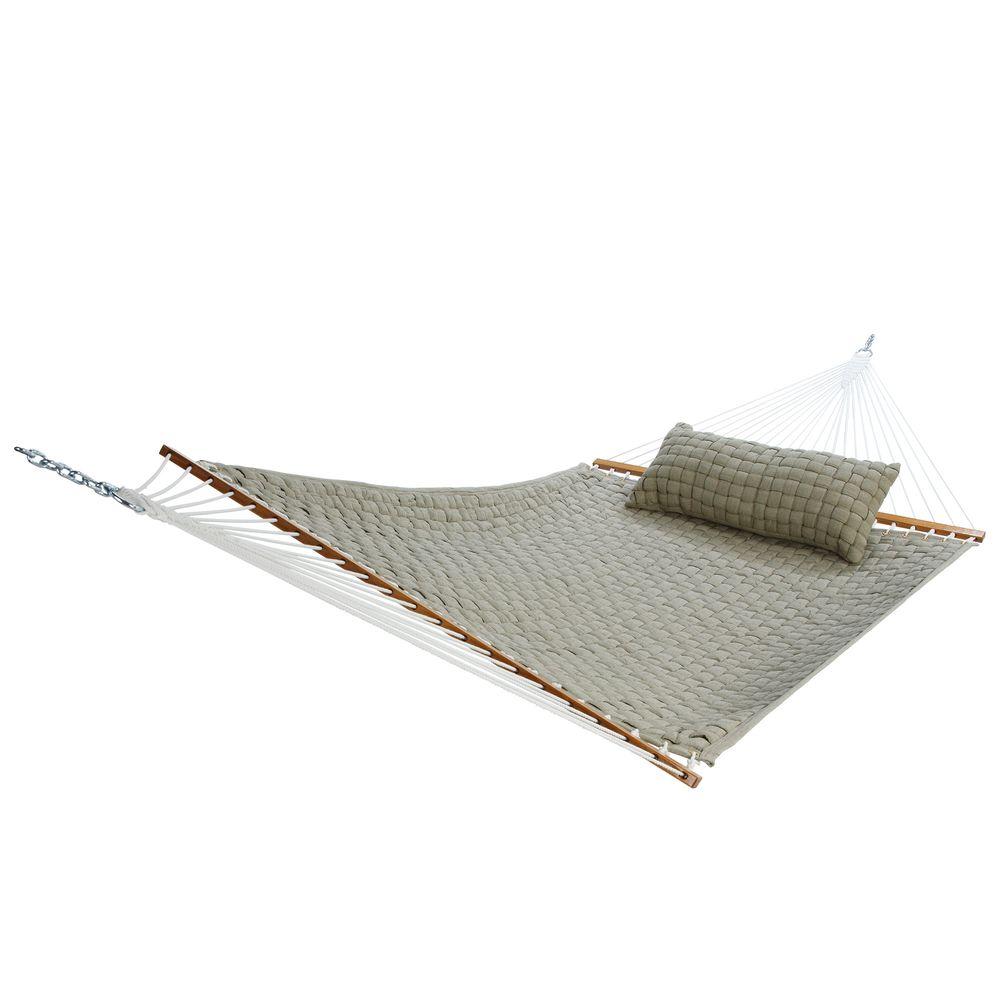 13 ft. Large Soft Weave Hammock in Flax