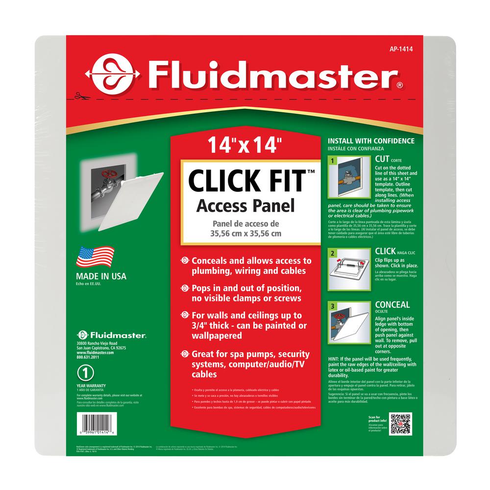 Fluidmaster 400 Series. Access Panel.