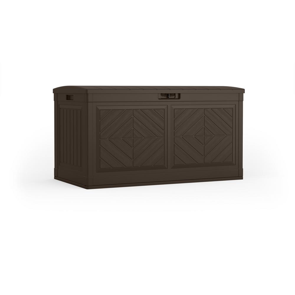 Suncast BMDB80J Deck Box Brown