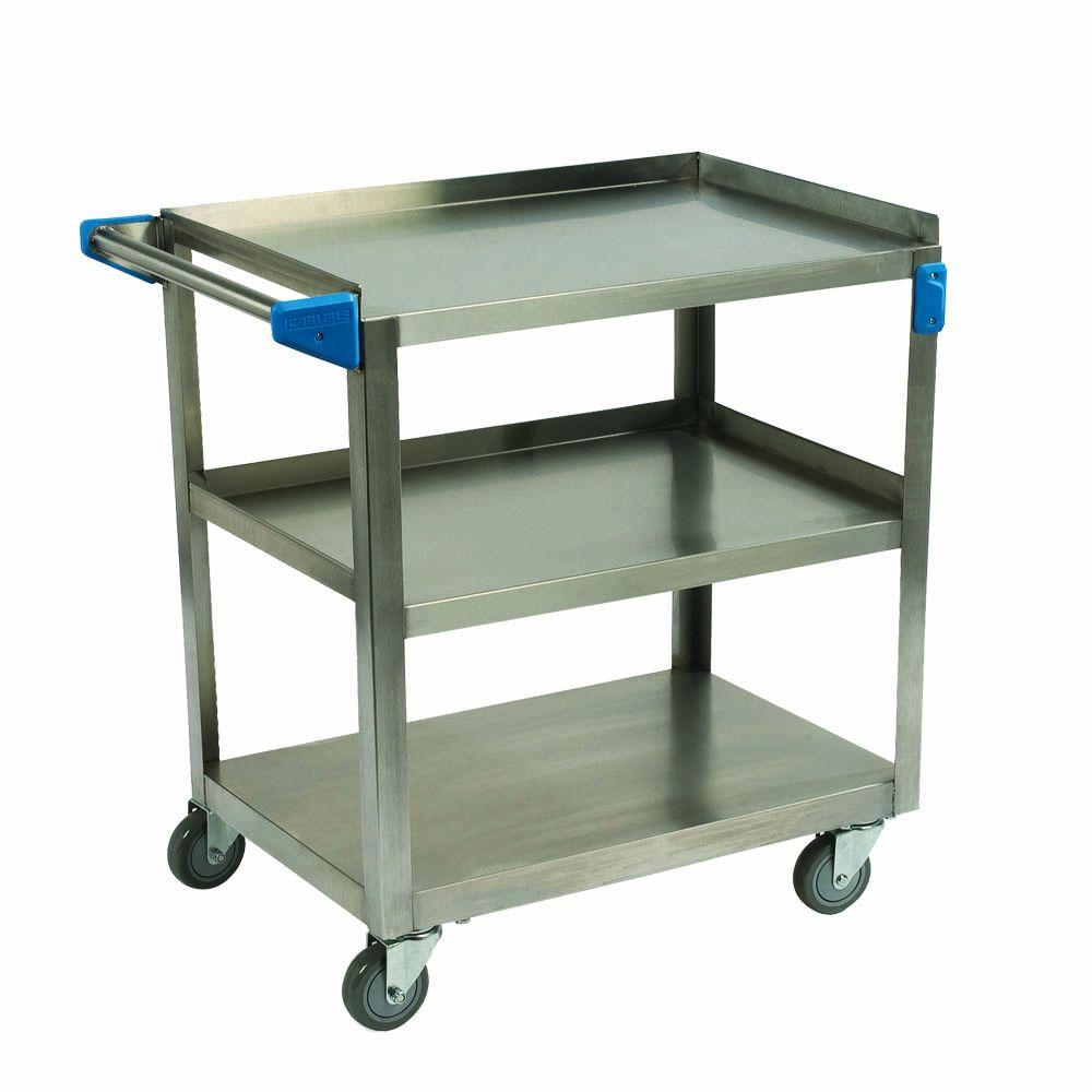 Carlisle 21 In W X 36 In H X 35 In D Stainless Steel 3 Shelf