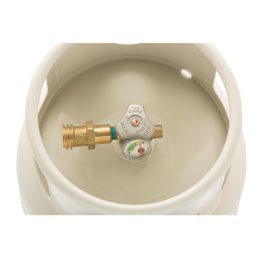 Flame King 20 Lbs Floor Buffer Propane Tank With Vapor Valve And
