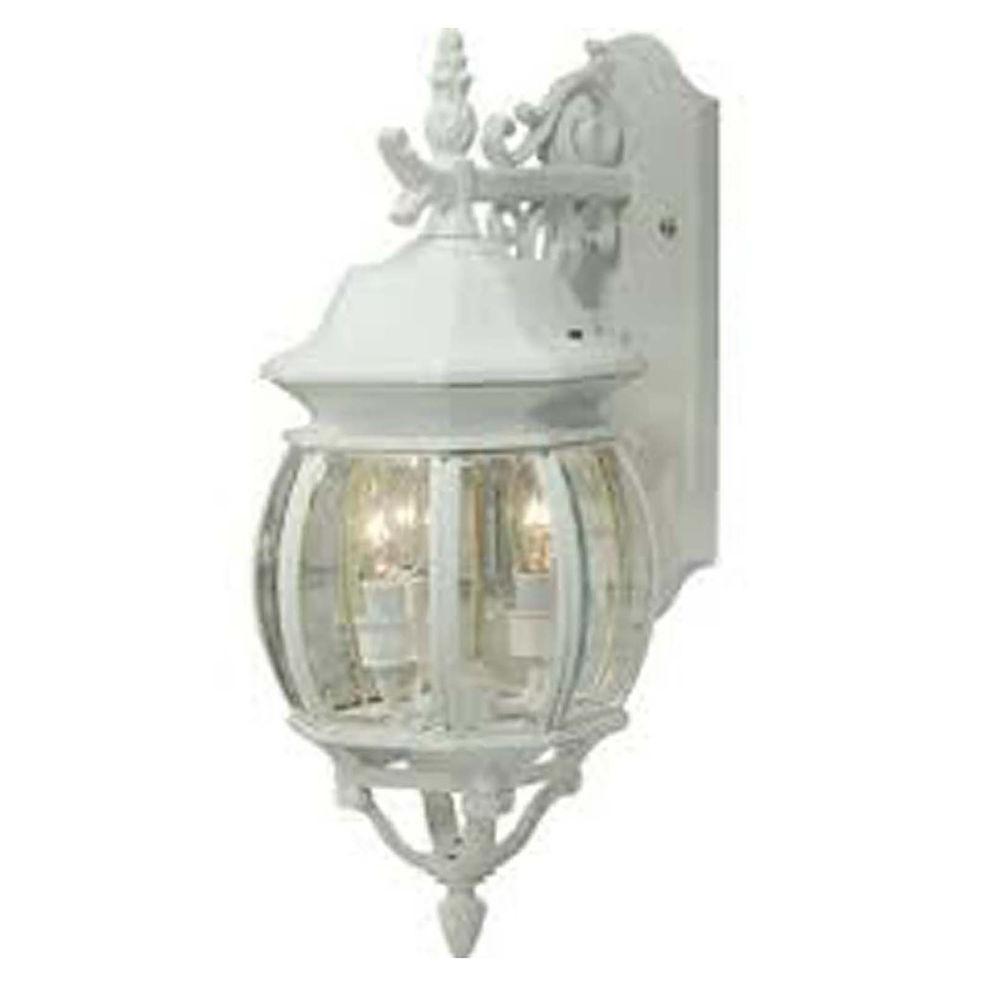 Design House Maple Street White Outdoor WallMount Uplight507574 The