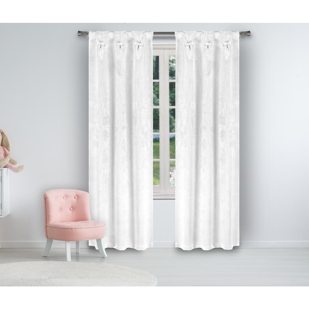 Lala Bash Clarina White Blackout With Bow Pinch Pleats And Black