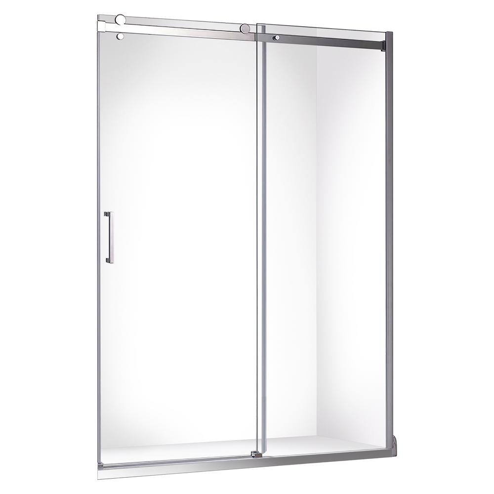 Jade Bath Quartz 60 In X 78 75 In Frameless Sliding Shower Door