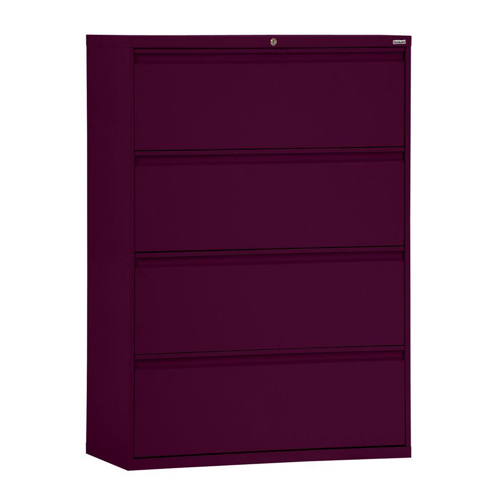 Sandusky 800 Series 42 in. W 4Drawer Full Pull Lateral File in