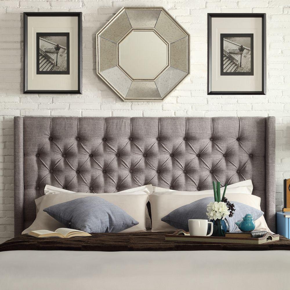 HomeSullivan Wentworth Slate King Headboard40E784BK1GLHB The Home Depot
