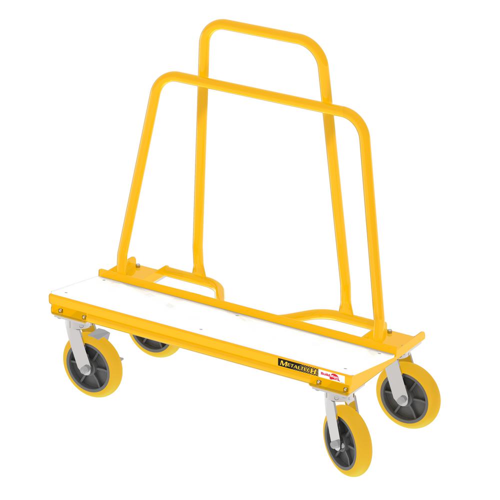 MetalTech 2000 Series Residential Welded Drywall Cart with 2000 lbs ...