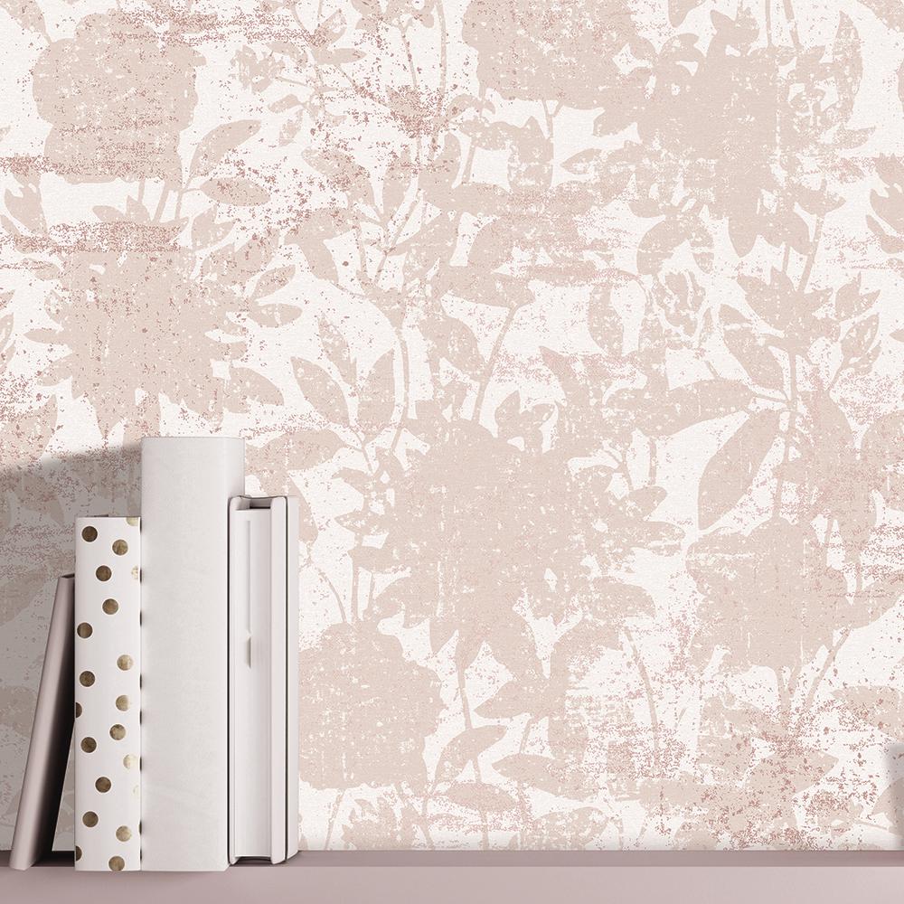Tempaper Garden Fl Dusted Pink L And Stick Wallpaper 28 Sq Tempaper Garden Fl Dusted Pink L