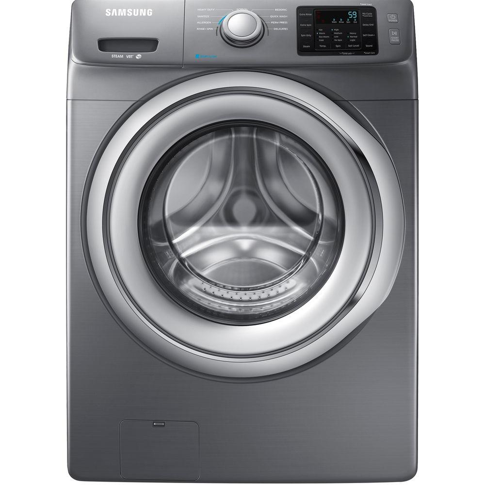 Samsung 4.2 cu. ft. Front Load Washer with Steam in Platinum, ENERGY STAR by Samsung