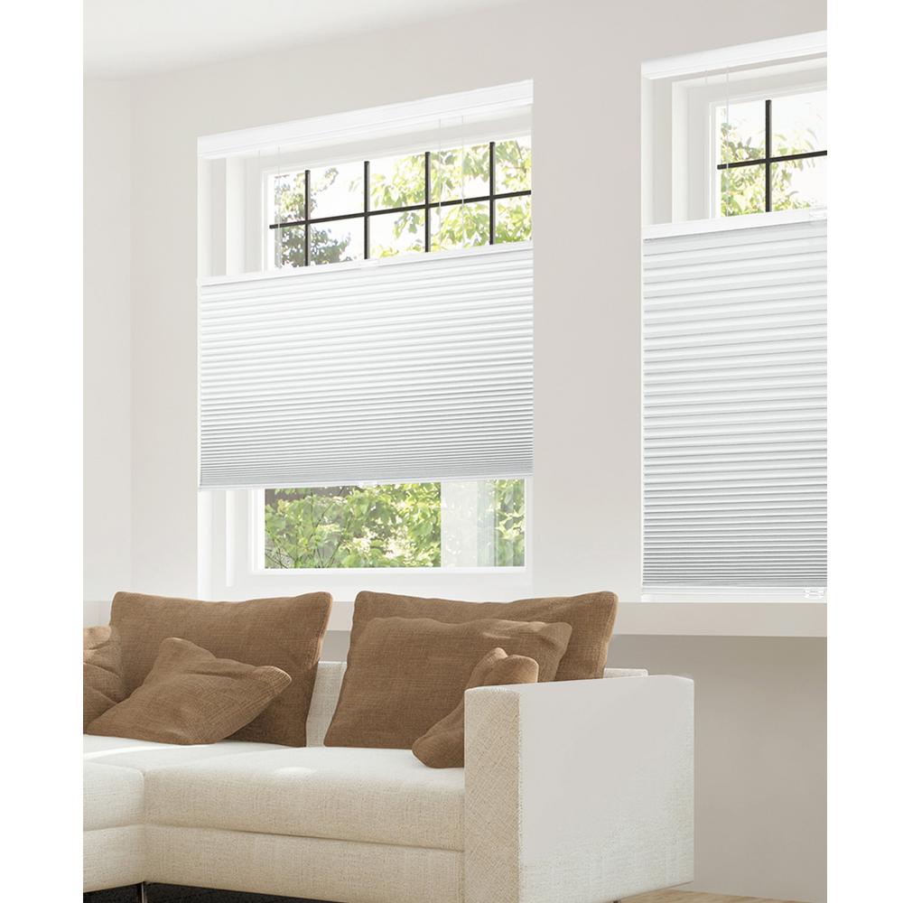 CHICOLOGY Custom Made Cordless Cellular Shades Cotton Inside Mount,W:23 xH:48 Blackout