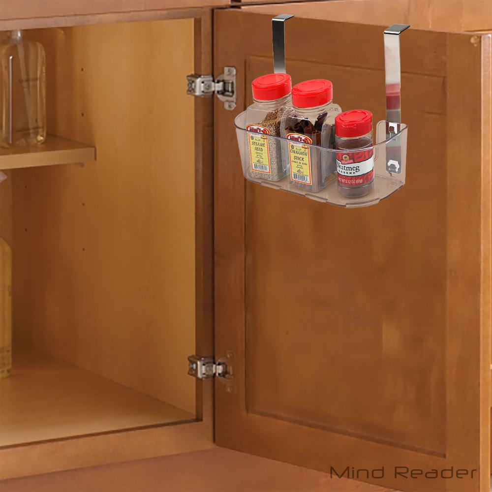 Mind Reader Clear Acrylic Storage Suction Shelf With Hooks Kitchook Mind Reader Clear Acrylic Storage Suction Shelf With Hooks