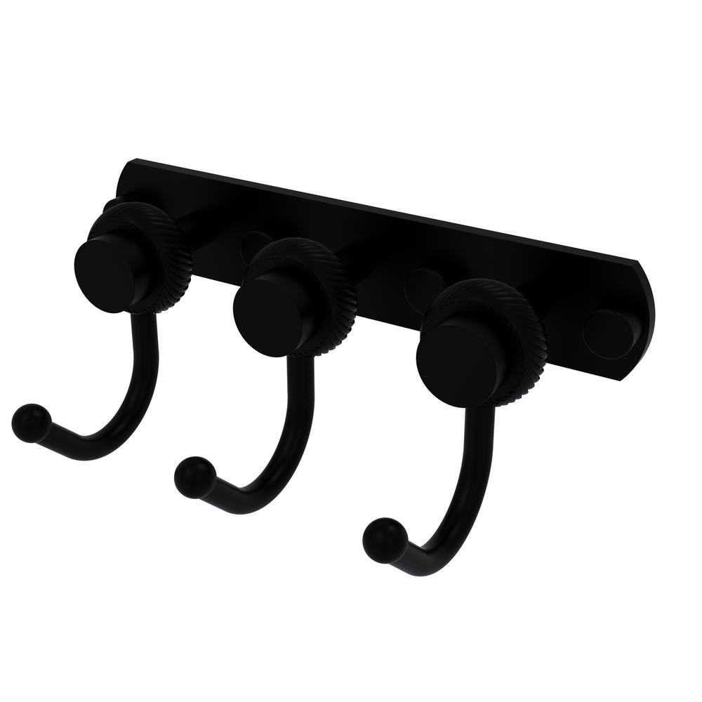 Allied Brass Mercury Collection 3 Position Multi Screw-In Robe Hook with Twisted... by Allied Brass