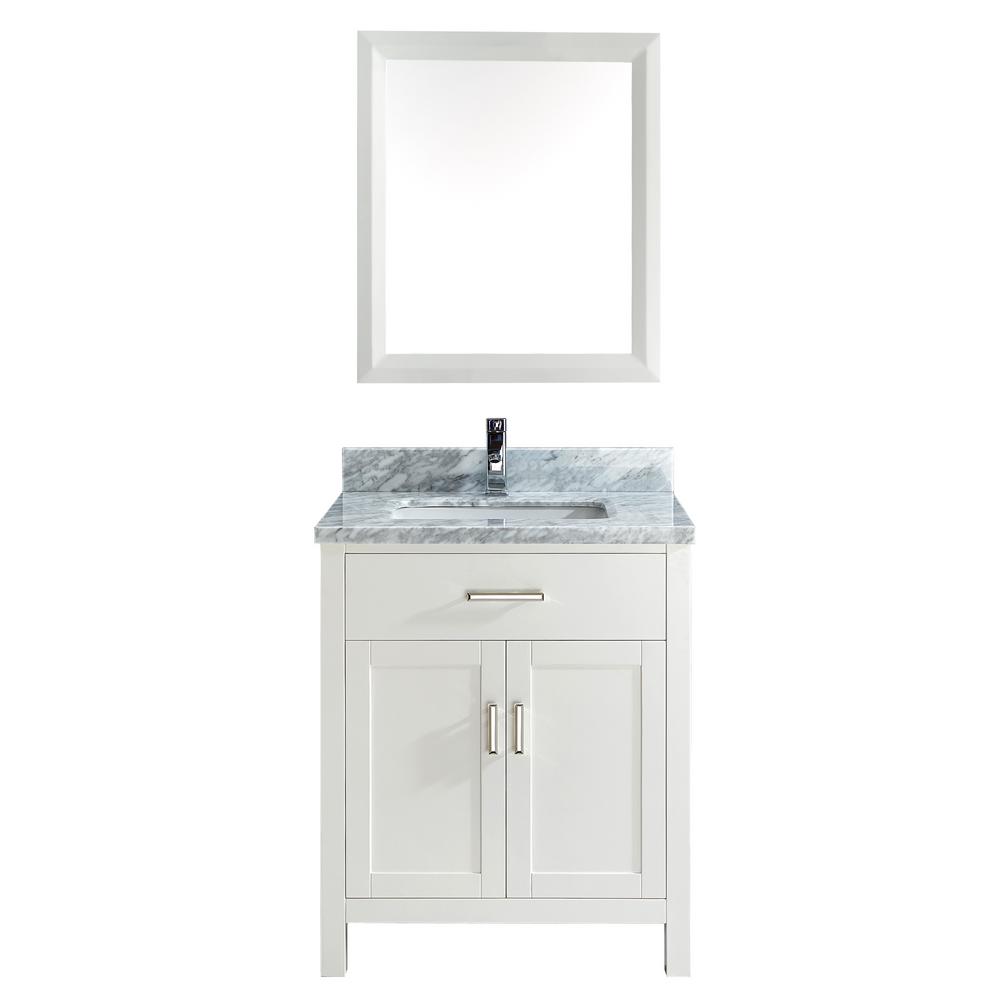 St. Paul Providence 30 in. Vanity in White with 31 in. Colorpoint ...