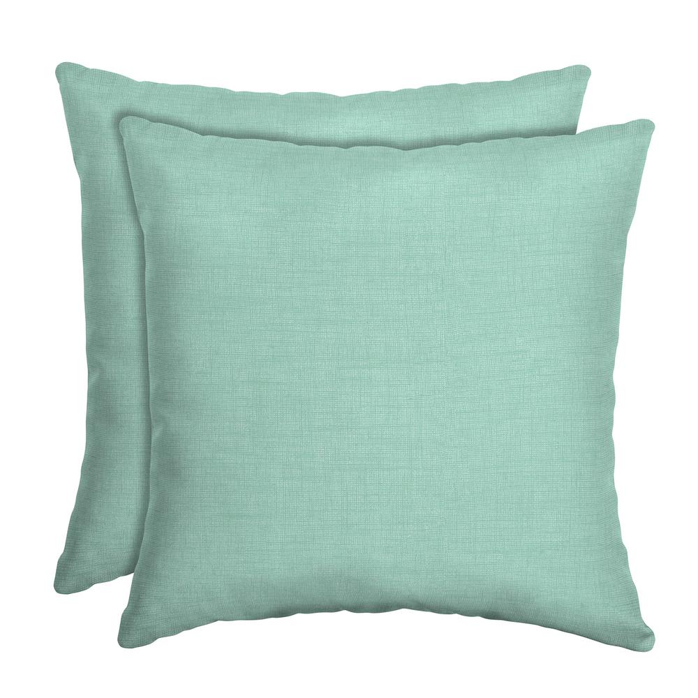 aqua green cushions