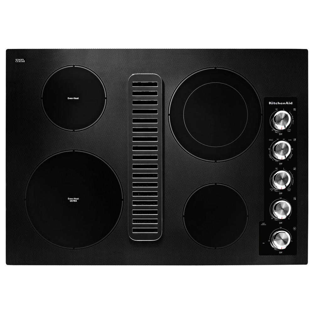 Bosch 500 Series 30 in. Radiant Electric Cooktop in Black with 4