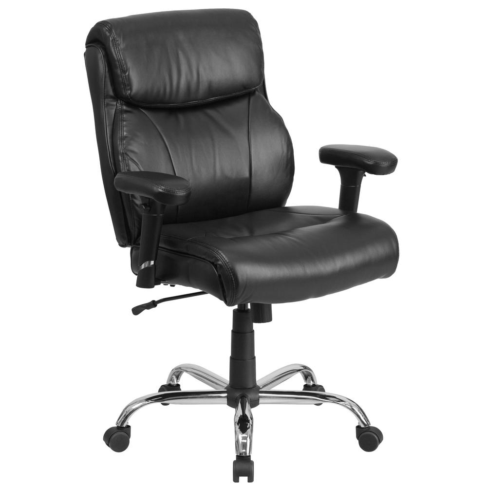 Flash Furniture Black Leather Office Desk Chair Go2031lea The Home Flash Furniture Black Leather Office Desk Chair