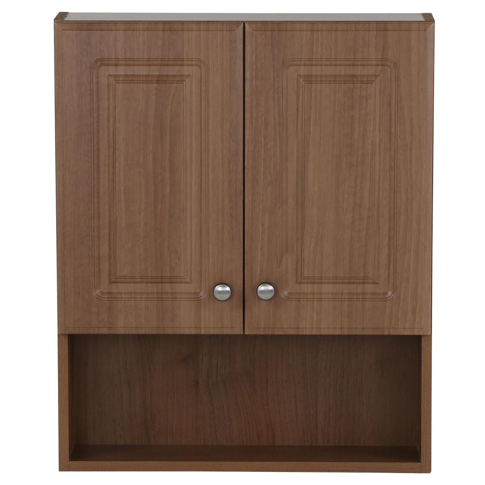 Glacier Bay 23 in. W Over the Toilet Bathroom Storage Wall in