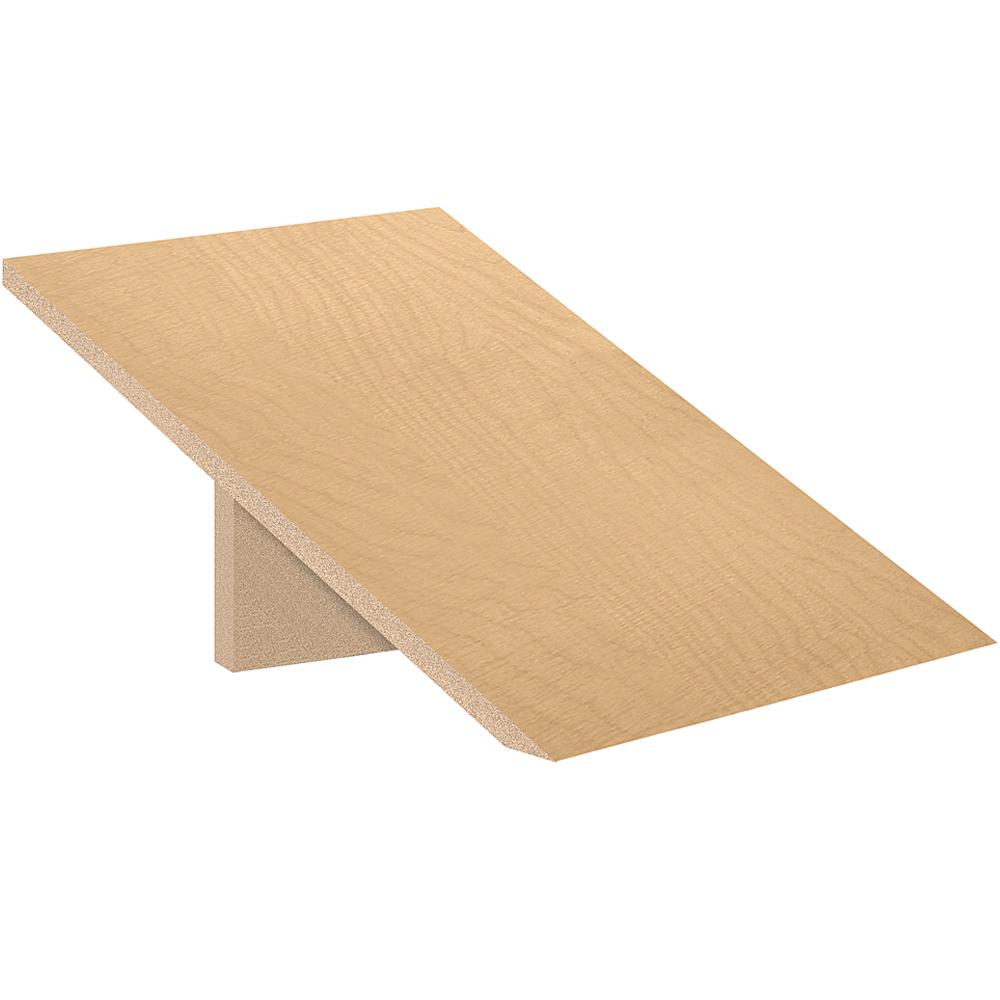 Count of 4 New Maple Melamine Shelf Measures 3/4"-thick 14" x 36" 