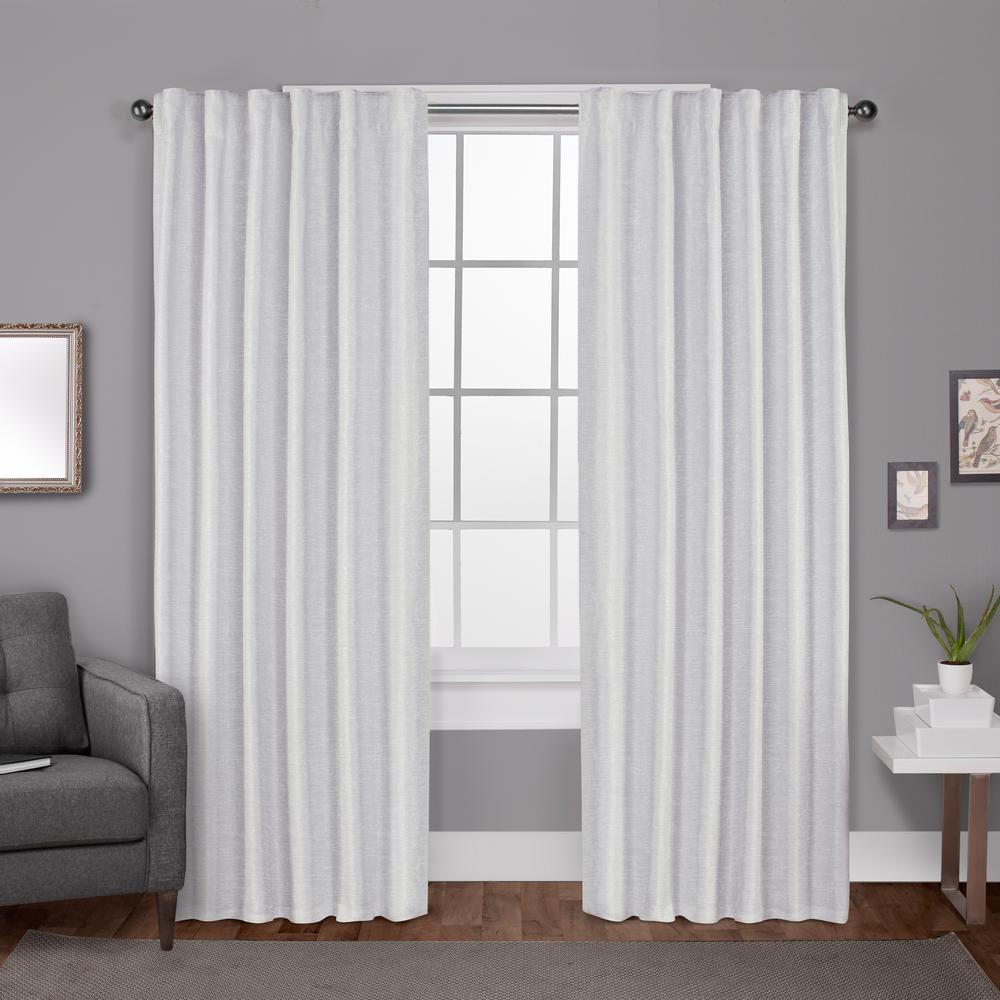 Gray Back Tab Curtains Drapes Window Treatments The Home